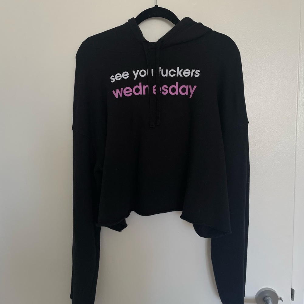Call Her Daddy cropped sweatshirt